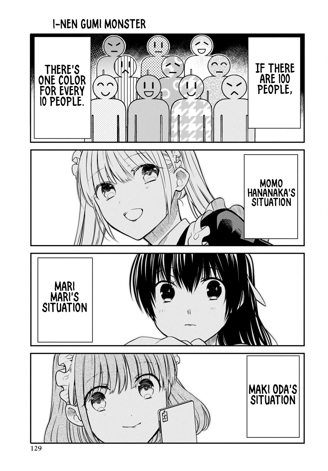 1-nen A-gumi no Monster chapter 54 page 24