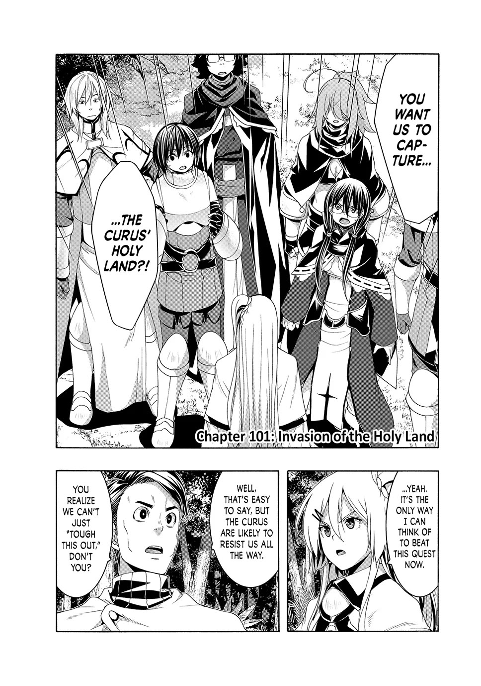 100-man no Inochi no Ue ni Ore wa Tatte Iru chapter 101 page 1