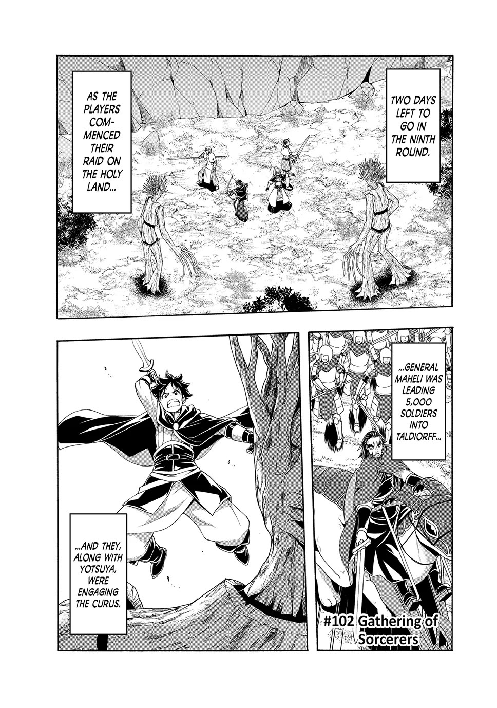 100-man no Inochi no Ue ni Ore wa Tatte Iru chapter 102 page 1