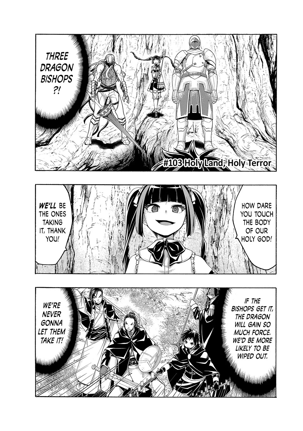 100-man no Inochi no Ue ni Ore wa Tatte Iru chapter 103 page 1