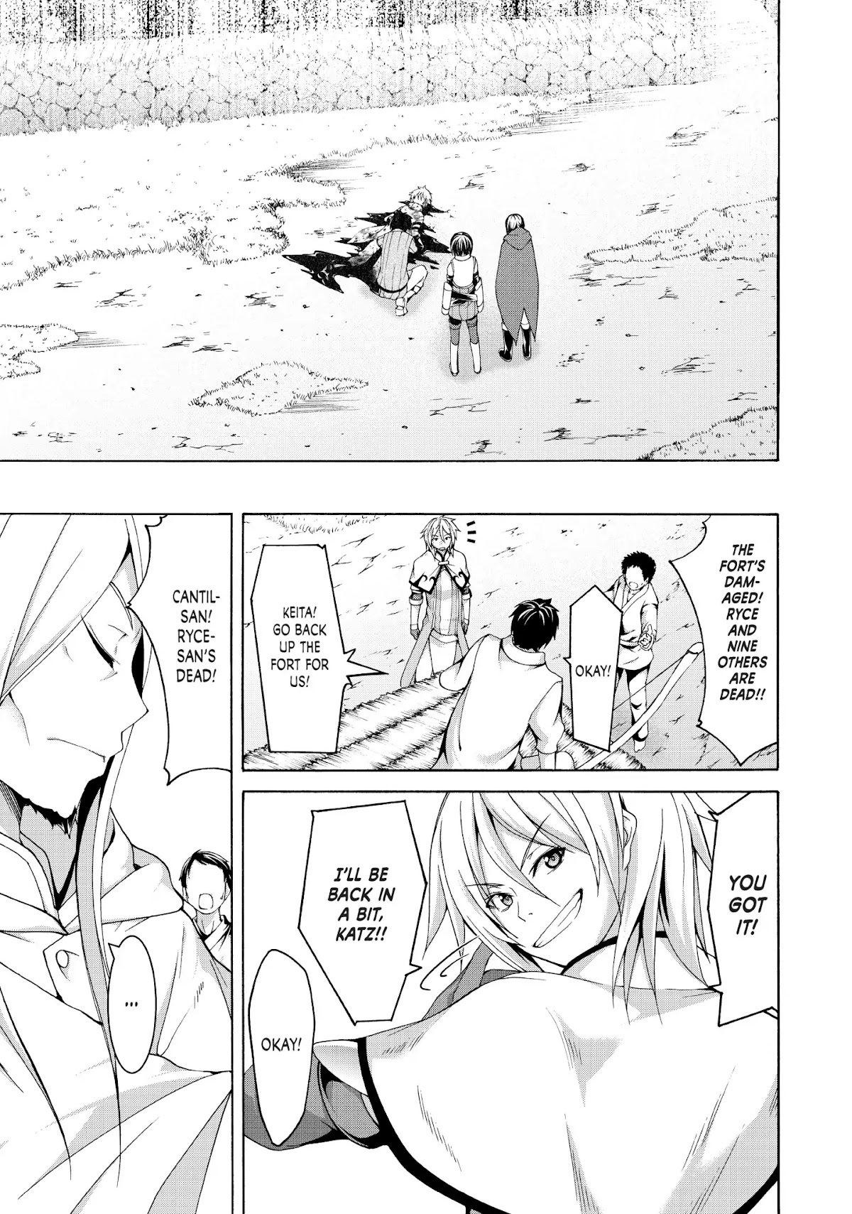 100-man no Inochi no Ue ni Ore wa Tatte Iru chapter 17 page 35