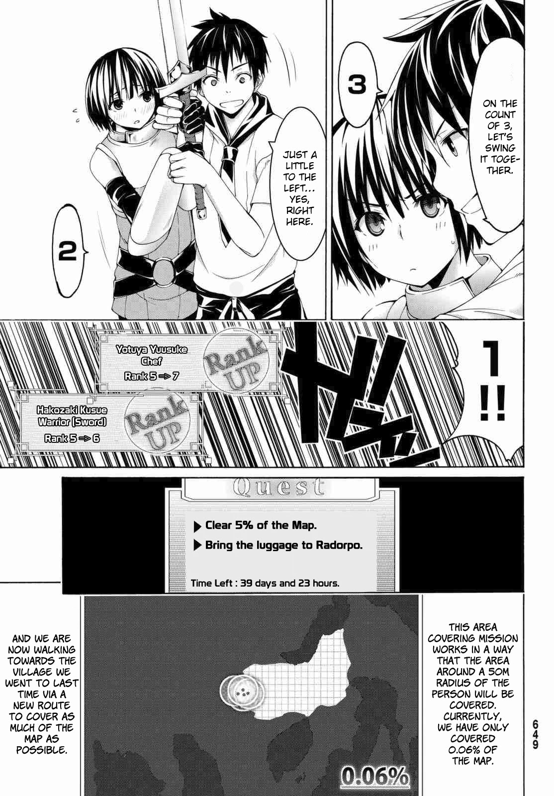 100-man no Inochi no Ue ni Ore wa Tatte Iru chapter 3.1 page 10