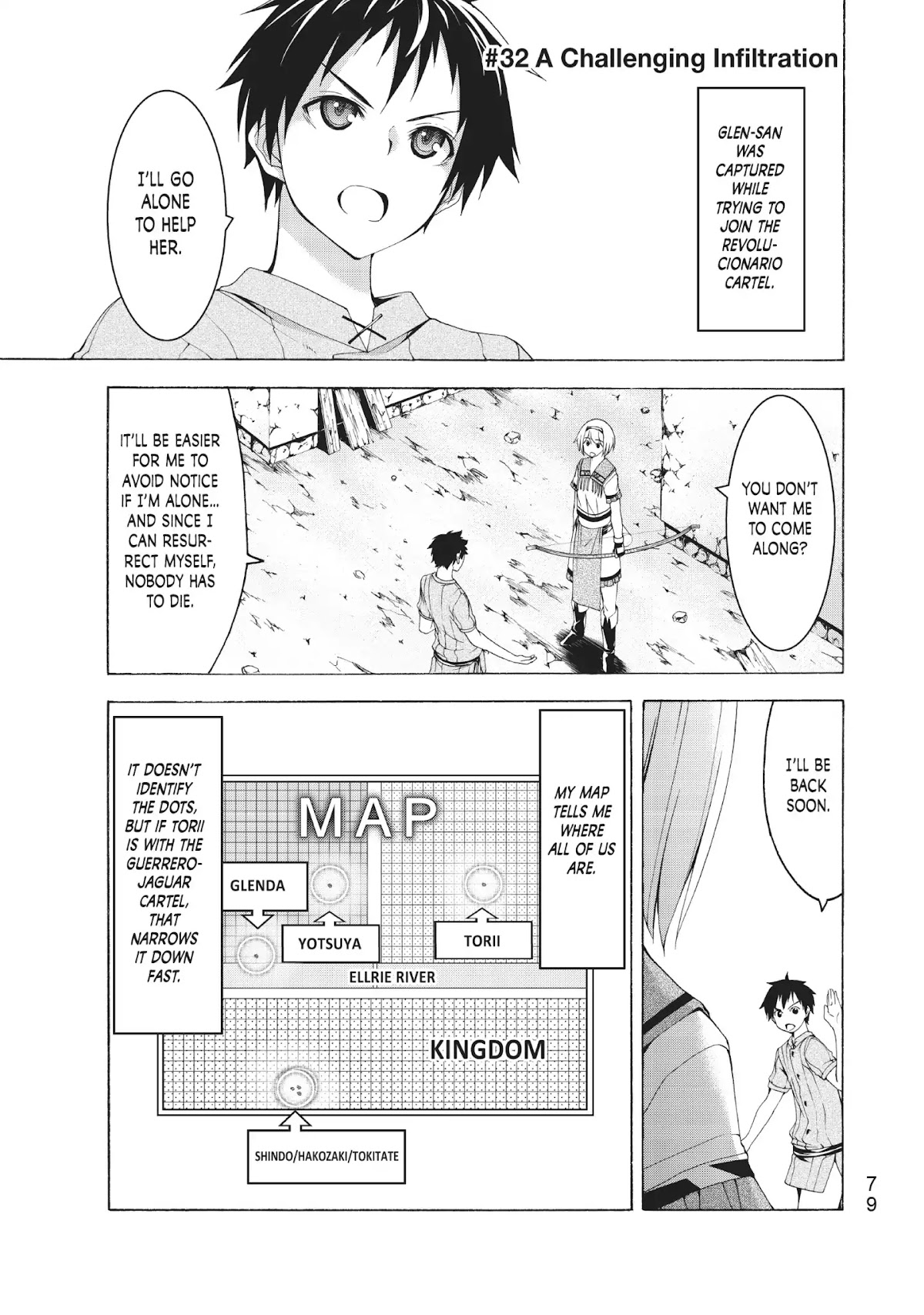 100-man no Inochi no Ue ni Ore wa Tatte Iru chapter 32 page 1