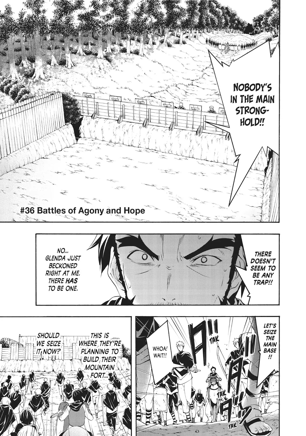 100-man no Inochi no Ue ni Ore wa Tatte Iru chapter 36 page 1