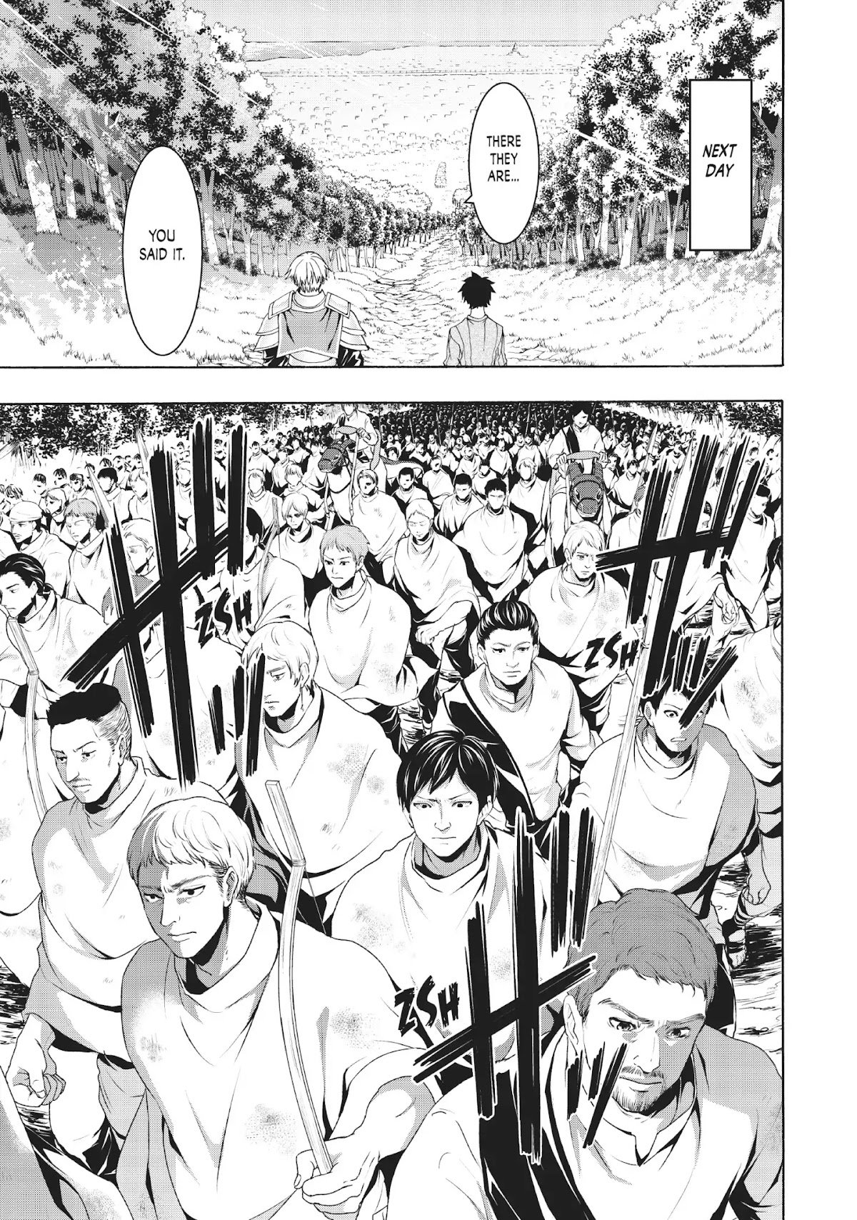 100-man no Inochi no Ue ni Ore wa Tatte Iru chapter 37 page 34