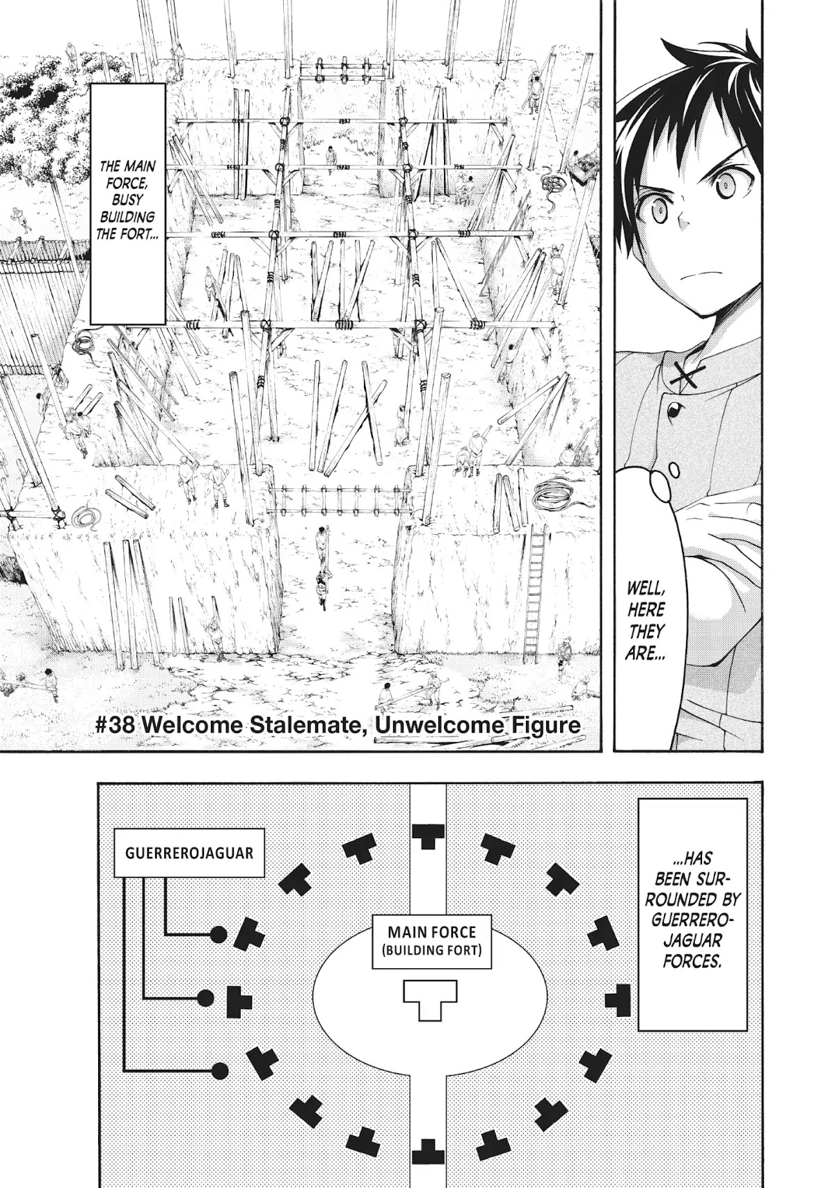 100-man no Inochi no Ue ni Ore wa Tatte Iru chapter 38 page 1