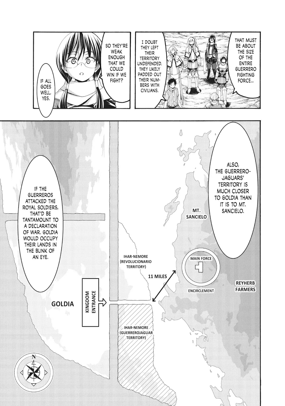 100-man no Inochi no Ue ni Ore wa Tatte Iru chapter 38 page 3