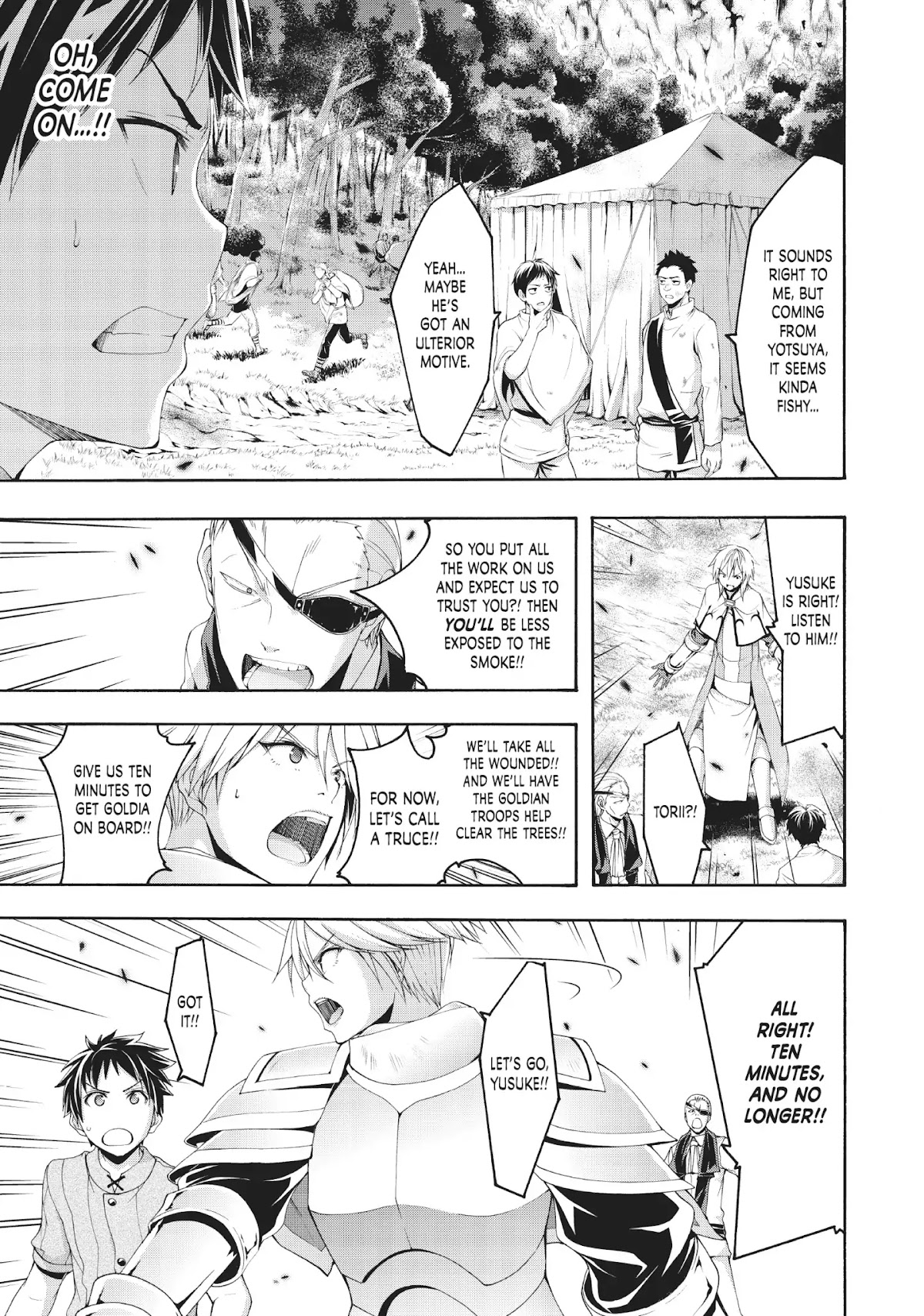 100-man no Inochi no Ue ni Ore wa Tatte Iru chapter 39 page 13