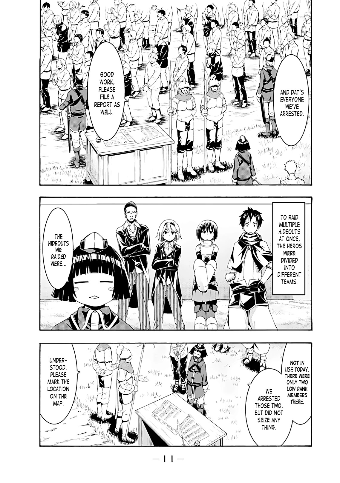 100-man no Inochi no Ue ni Ore wa Tatte Iru chapter 45 page 11