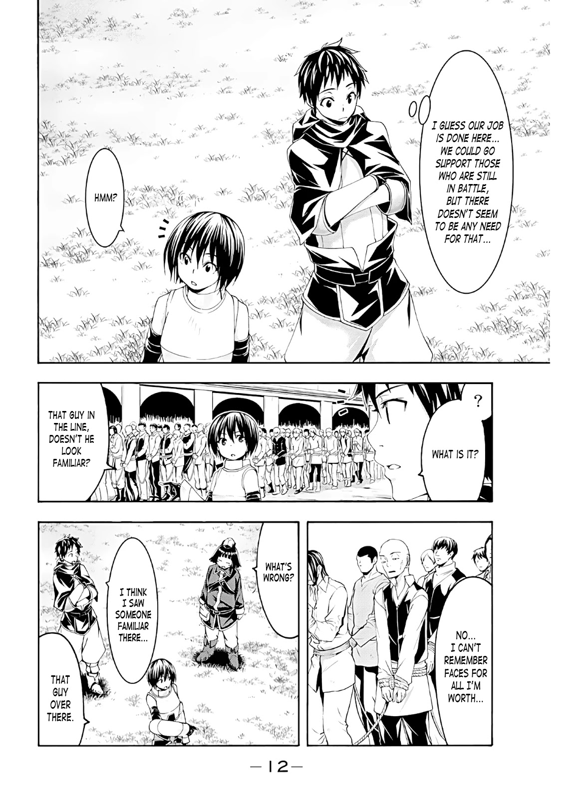 100-man no Inochi no Ue ni Ore wa Tatte Iru chapter 45 page 12