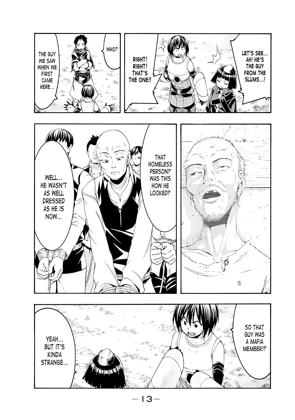 100-man no Inochi no Ue ni Ore wa Tatte Iru chapter 45 page 13