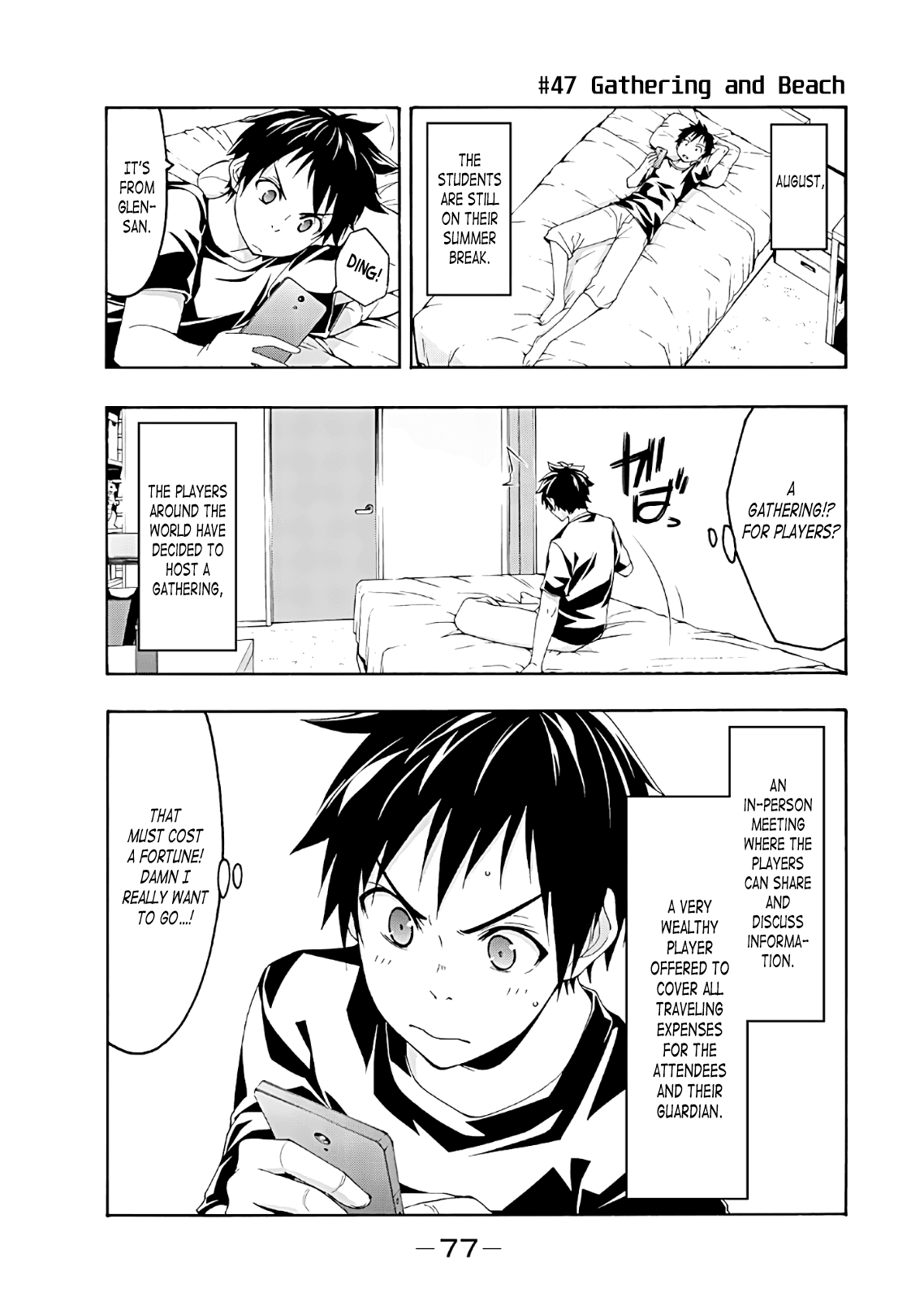 100-man no Inochi no Ue ni Ore wa Tatte Iru chapter 47 page 1