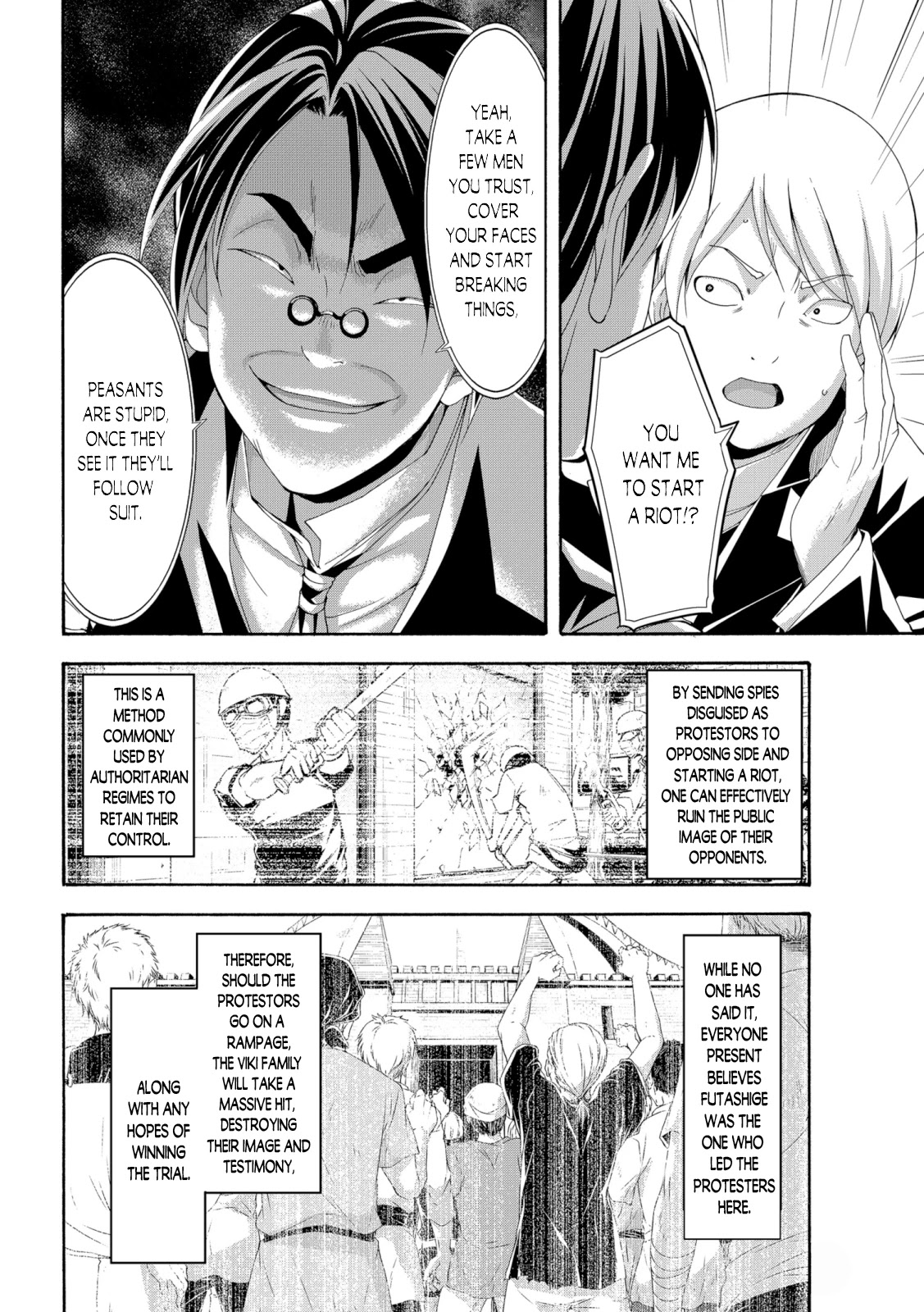 100-man no Inochi no Ue ni Ore wa Tatte Iru chapter 63 page 32