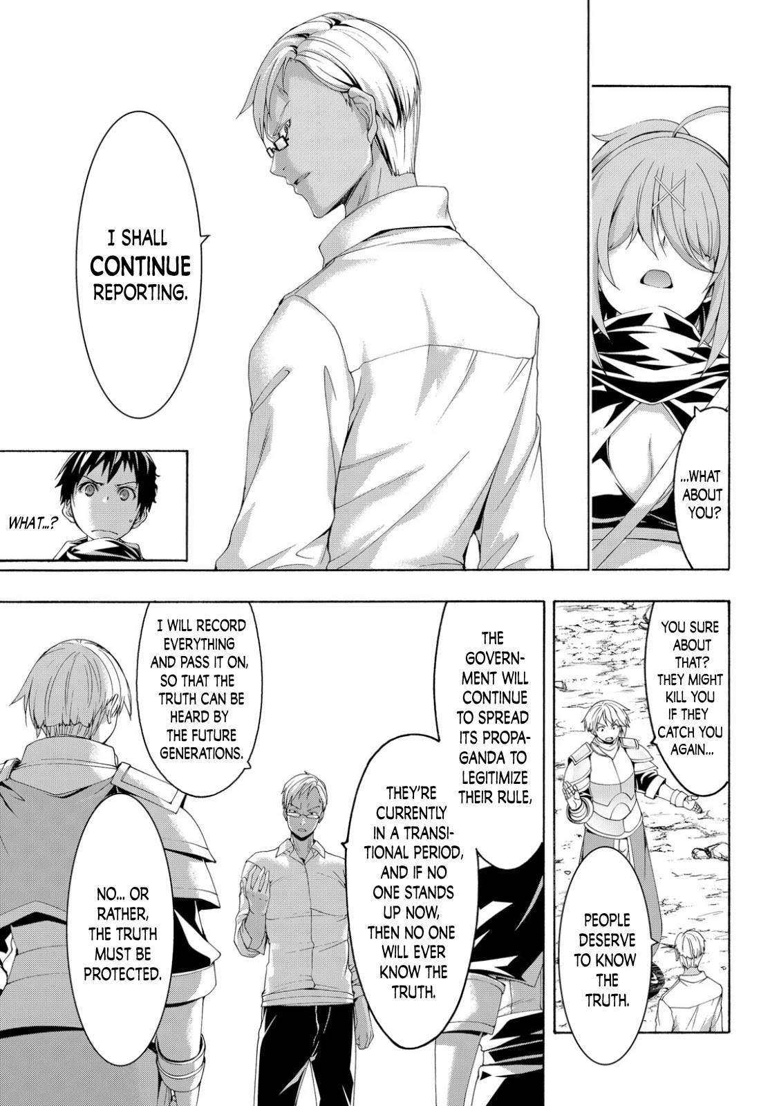 100-man no Inochi no Ue ni Ore wa Tatte Iru chapter 71 page 34