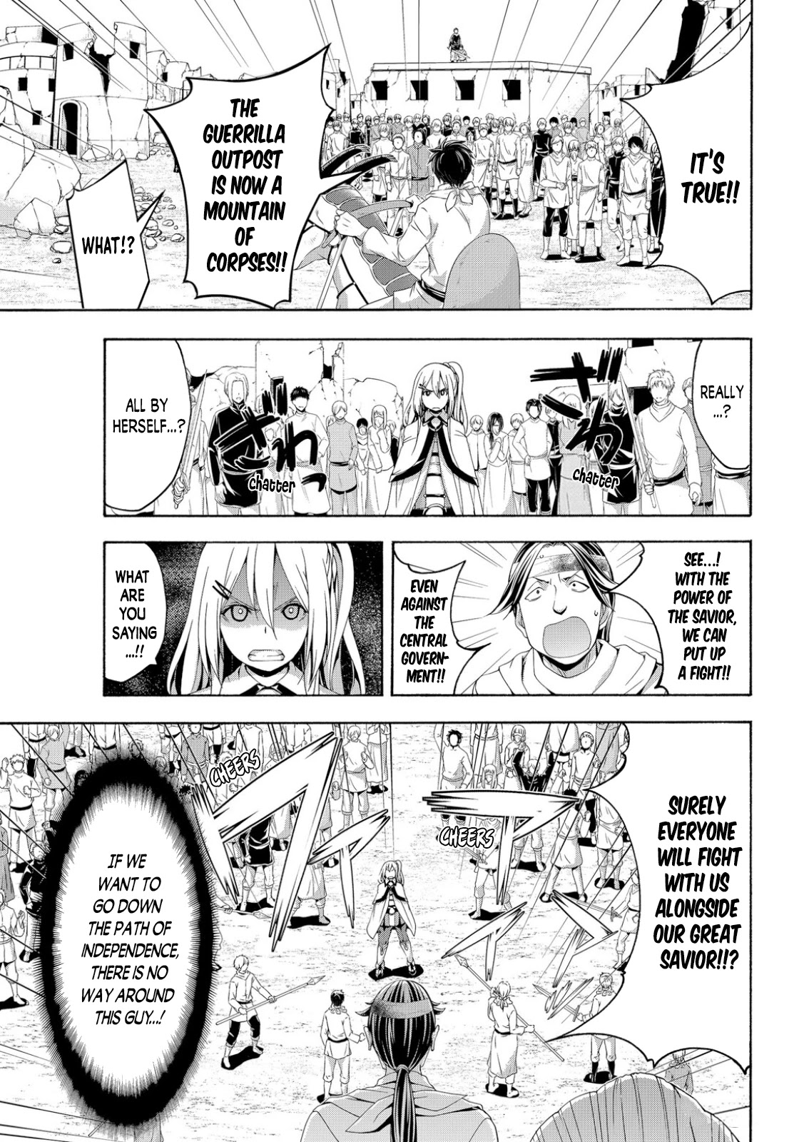 100-man no Inochi no Ue ni Ore wa Tatte Iru chapter 72 page 17