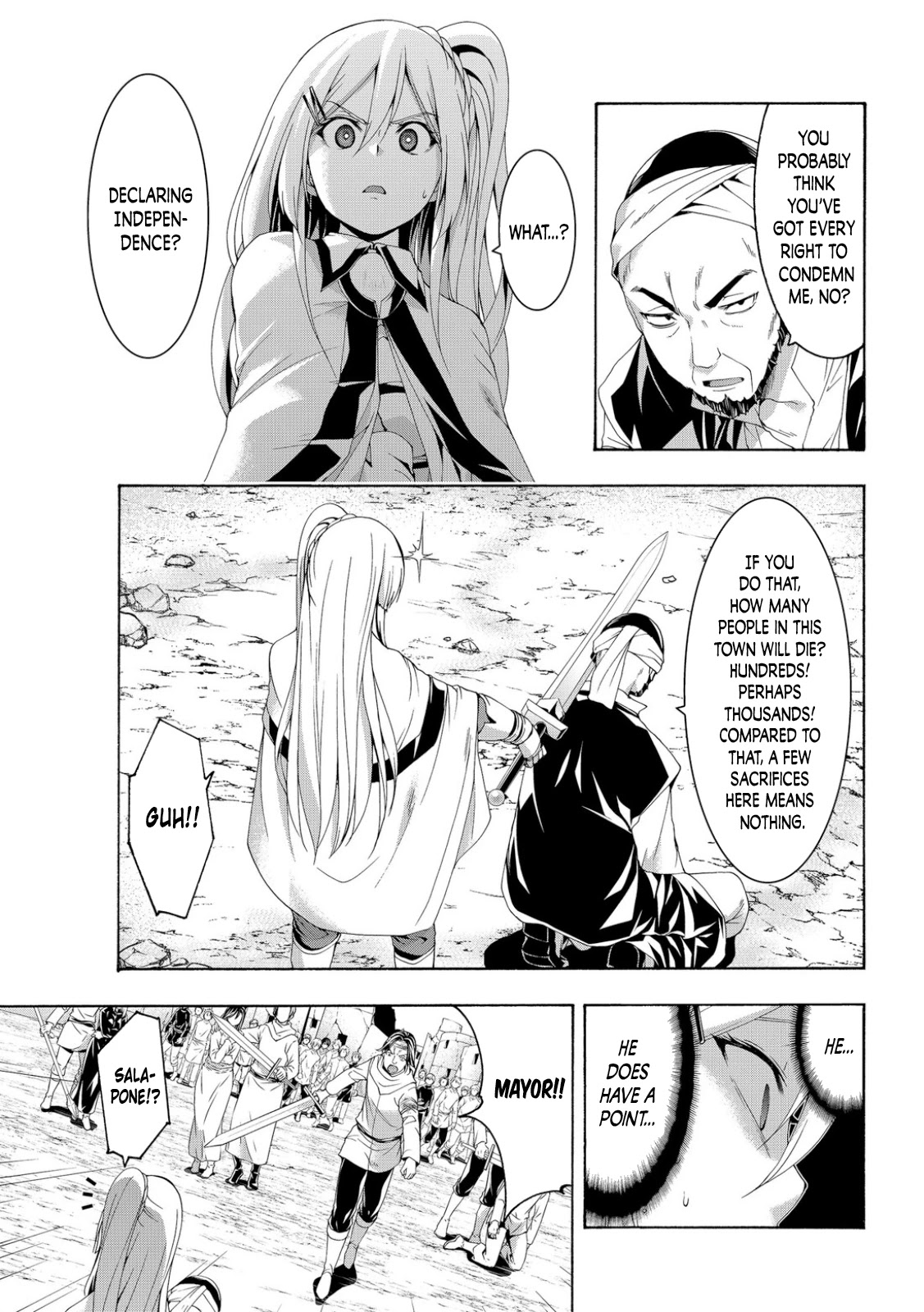 100-man no Inochi no Ue ni Ore wa Tatte Iru chapter 72 page 23