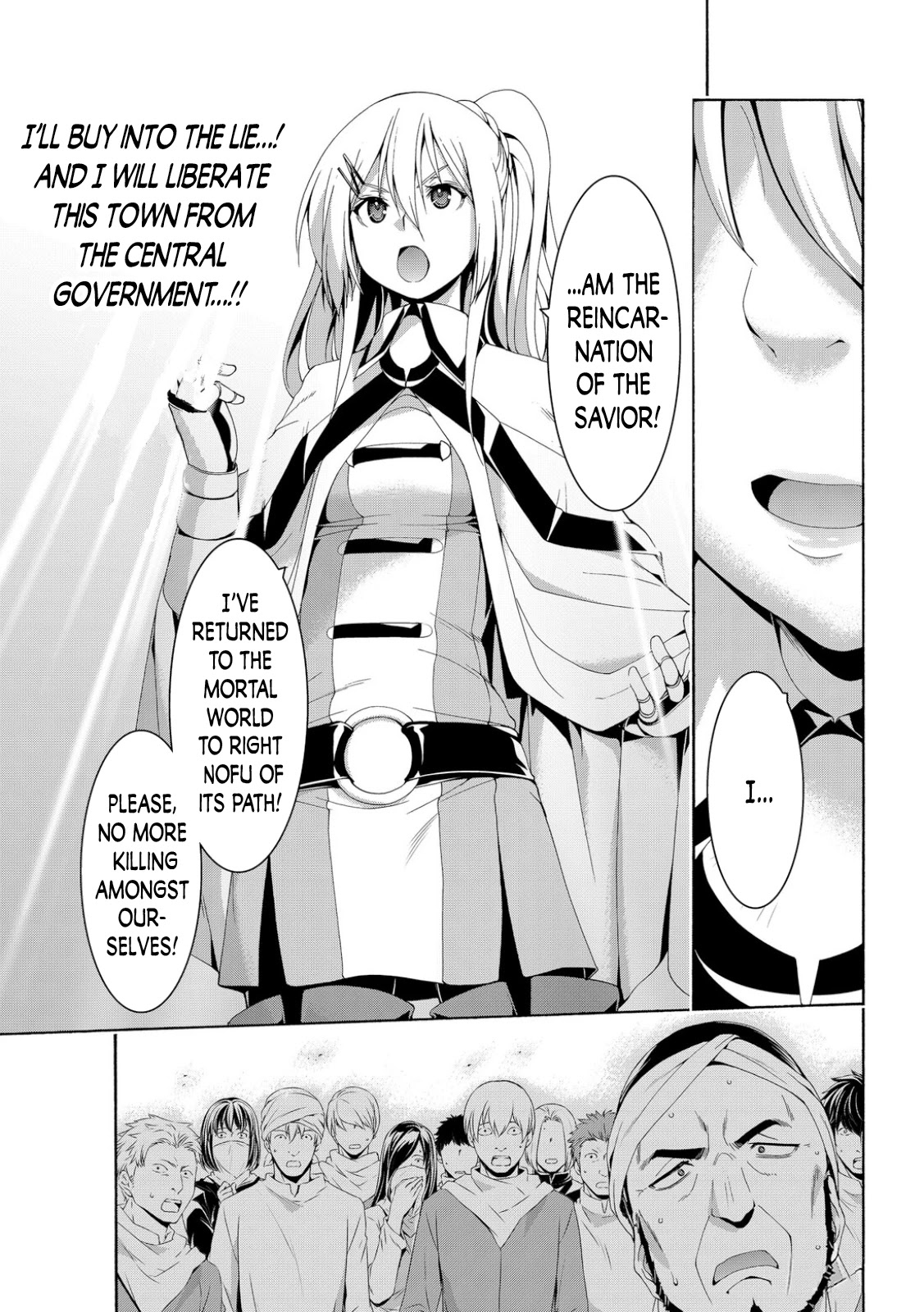 100-man no Inochi no Ue ni Ore wa Tatte Iru chapter 72 page 35