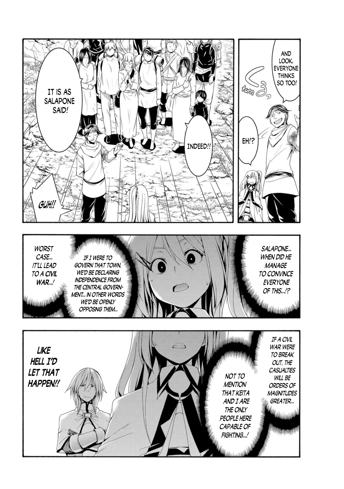 100-man no Inochi no Ue ni Ore wa Tatte Iru chapter 72 page 4