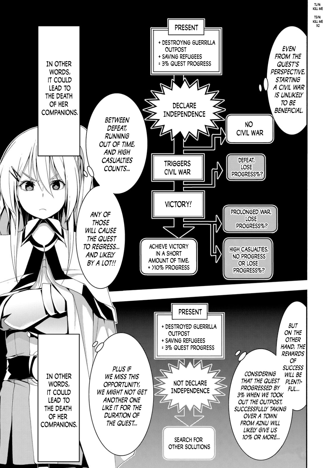 100-man no Inochi no Ue ni Ore wa Tatte Iru chapter 72 page 9