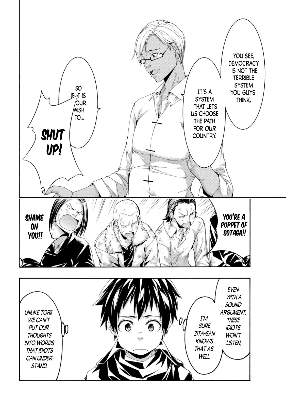 100-man no Inochi no Ue ni Ore wa Tatte Iru chapter 73 page 28