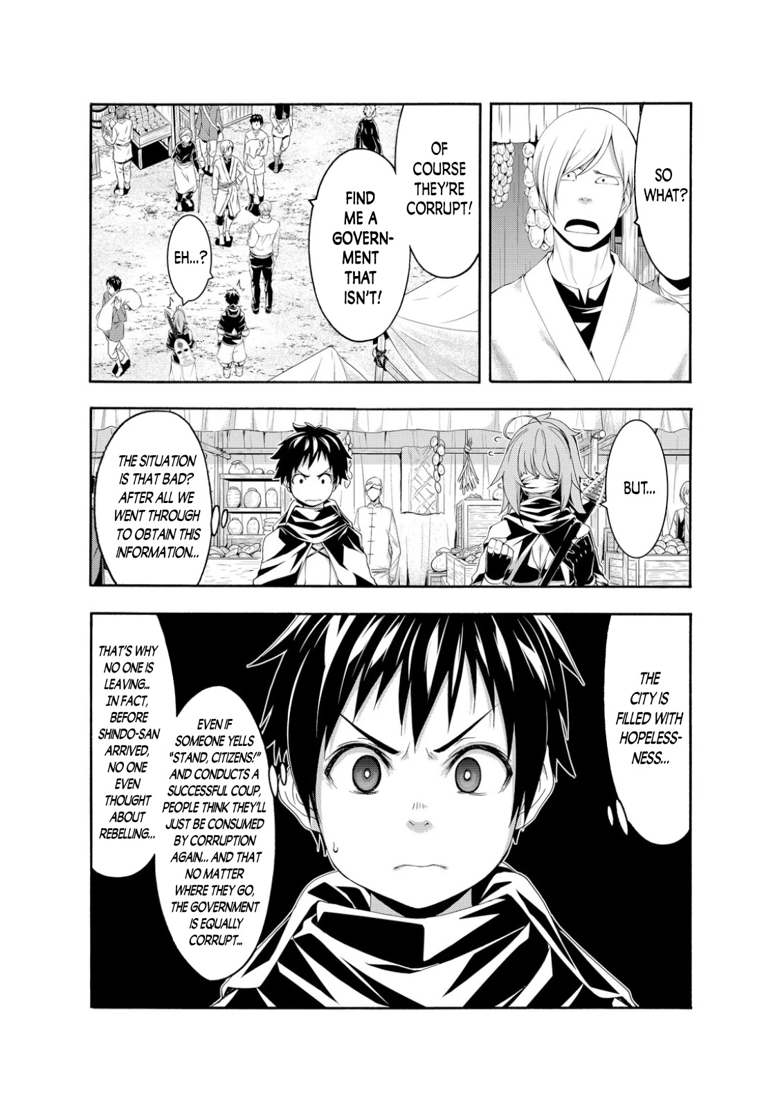 100-man no Inochi no Ue ni Ore wa Tatte Iru chapter 74 page 32