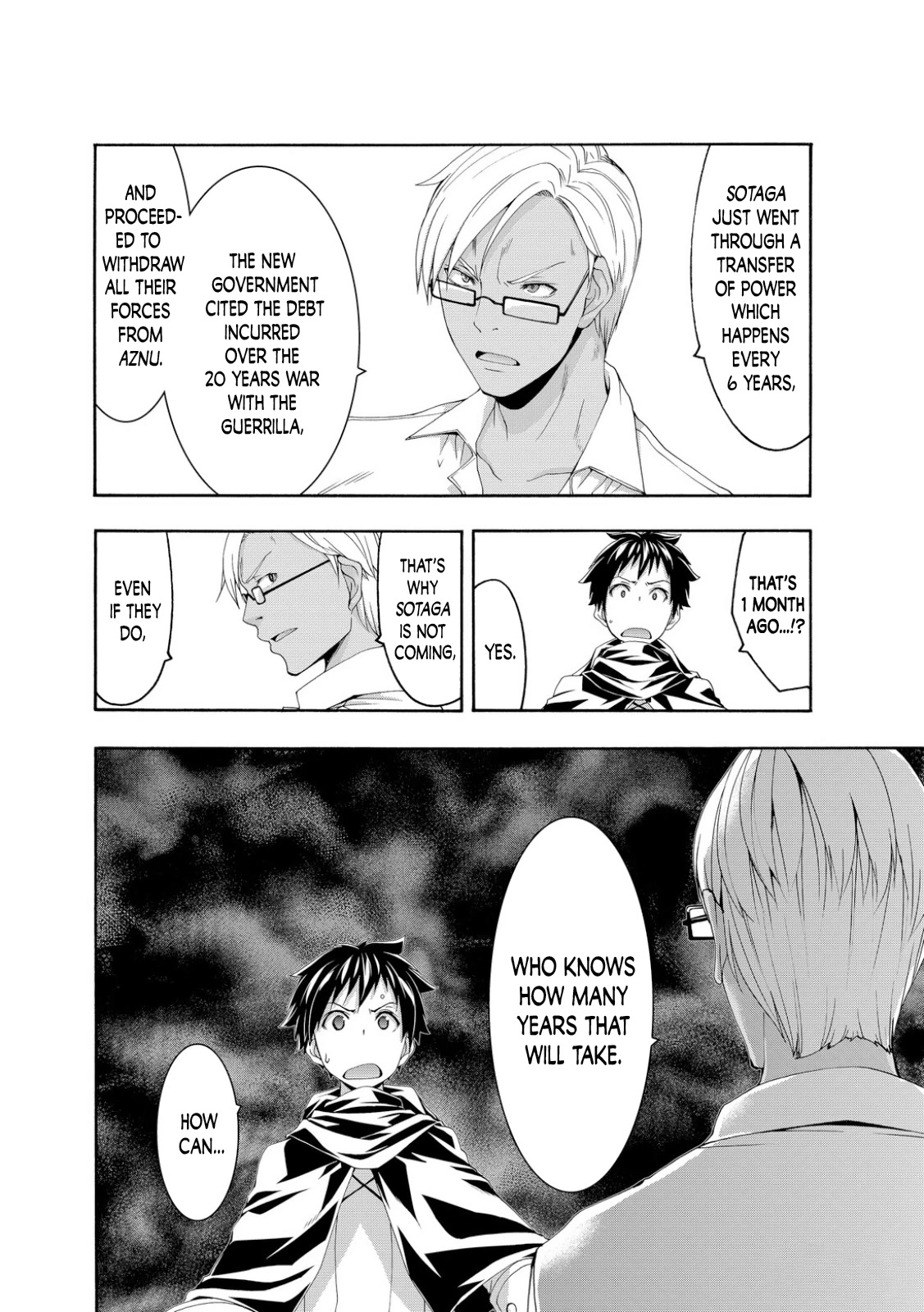 100-man no Inochi no Ue ni Ore wa Tatte Iru chapter 74 page 34