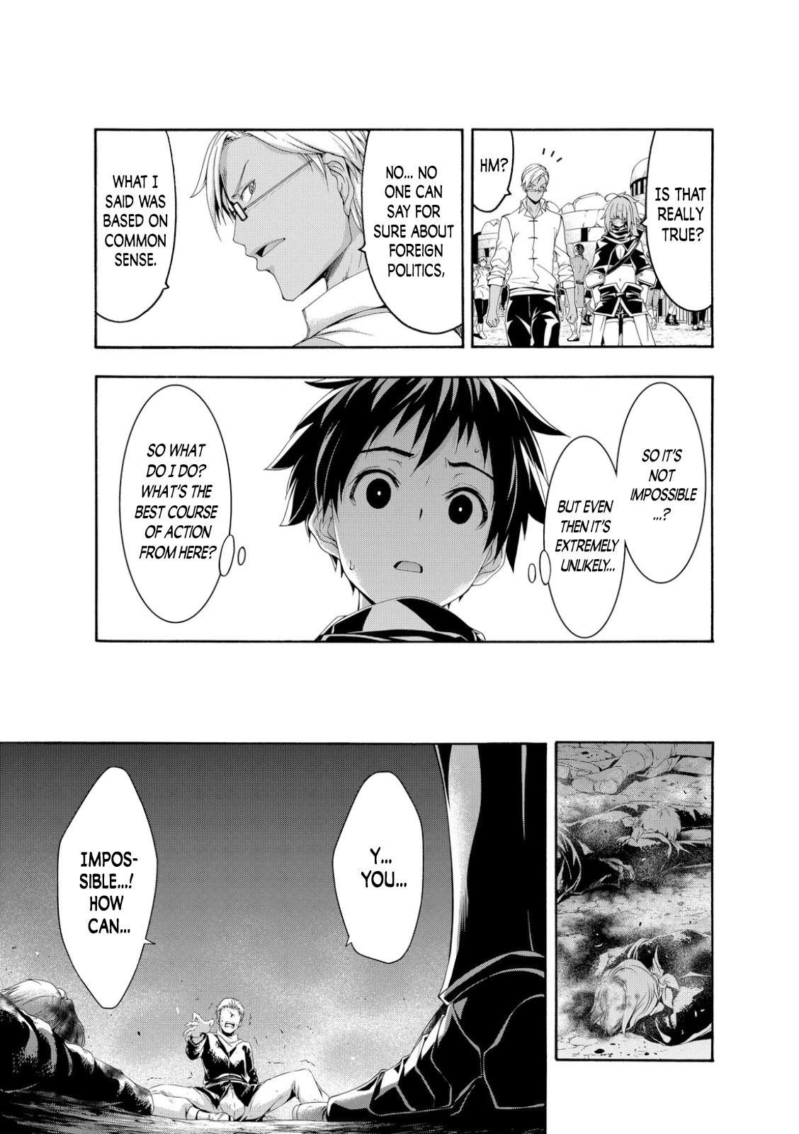 100-man no Inochi no Ue ni Ore wa Tatte Iru chapter 74 page 35