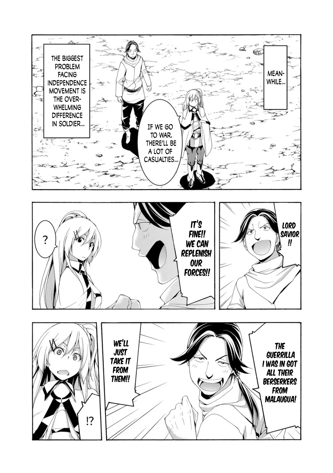 100-man no Inochi no Ue ni Ore wa Tatte Iru chapter 74 page 9