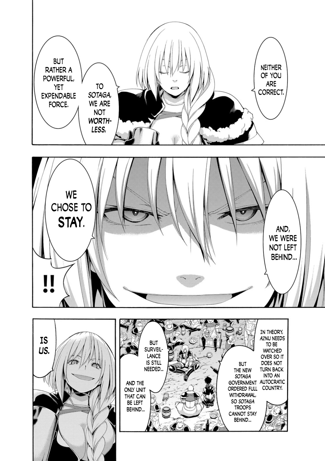 100-man no Inochi no Ue ni Ore wa Tatte Iru chapter 75 page 16