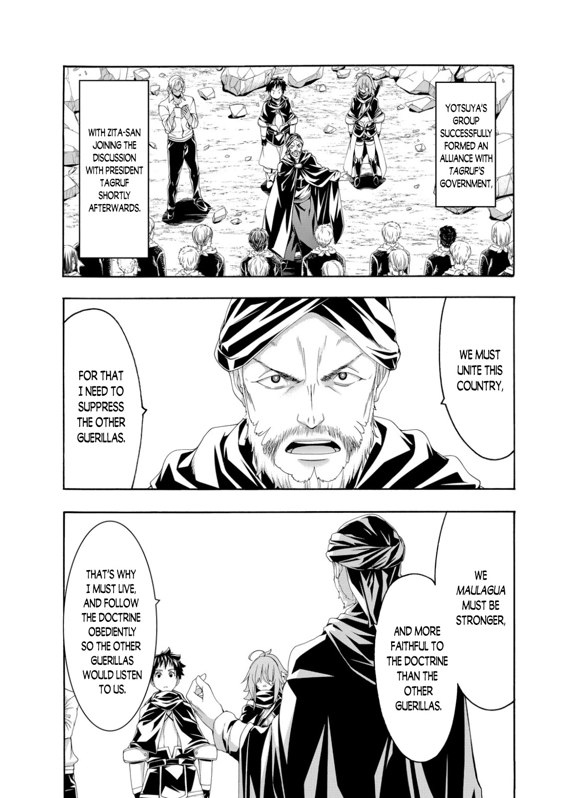 100-man no Inochi no Ue ni Ore wa Tatte Iru chapter 76 page 31