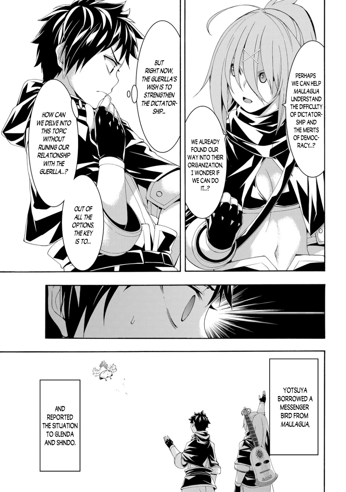 100-man no Inochi no Ue ni Ore wa Tatte Iru chapter 76 page 35