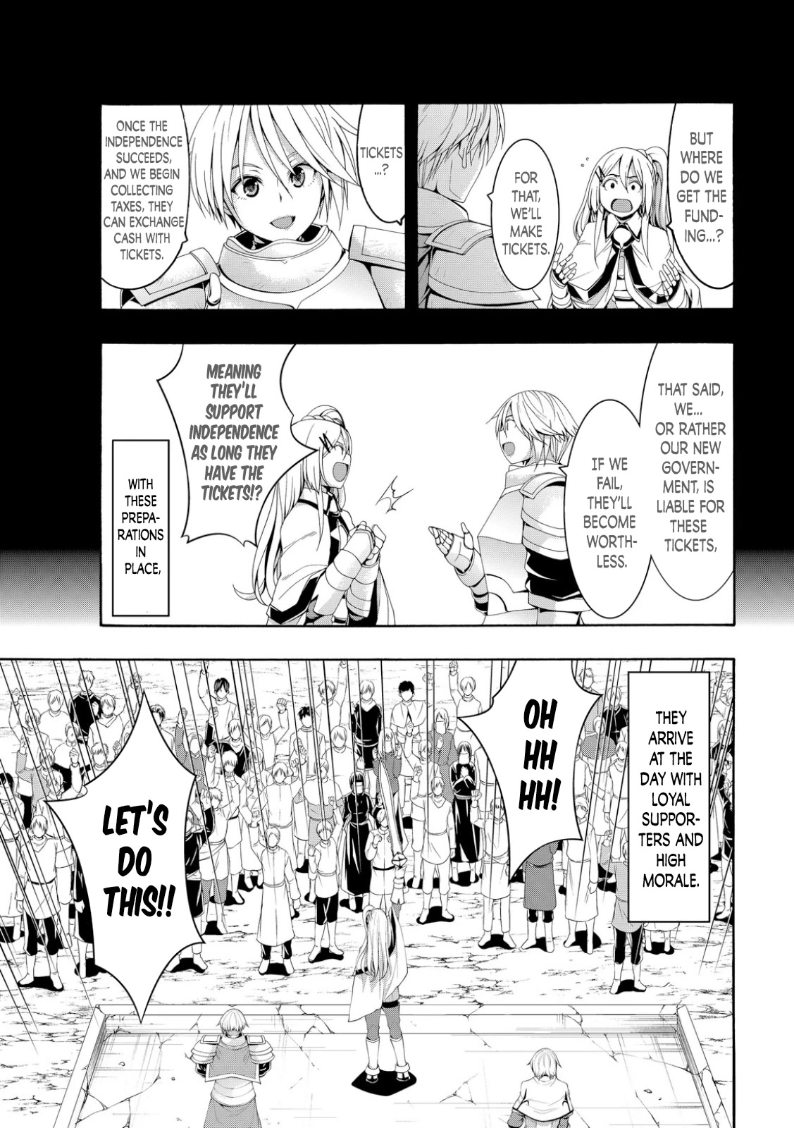 100-man no Inochi no Ue ni Ore wa Tatte Iru chapter 77 page 8