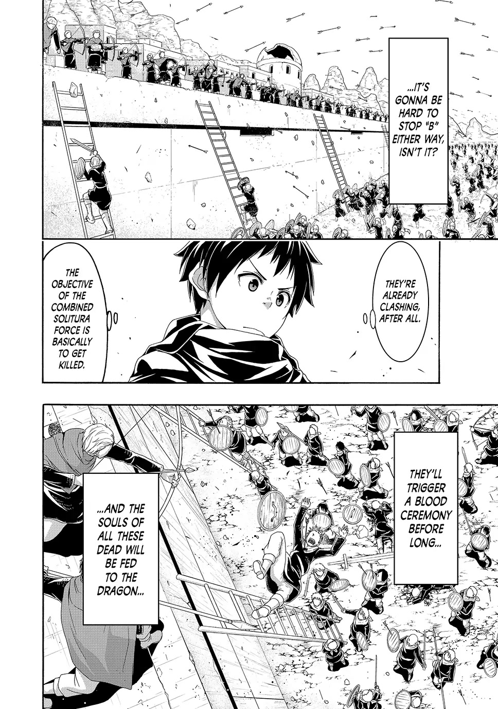 100-man no Inochi no Ue ni Ore wa Tatte Iru chapter 82 page 4