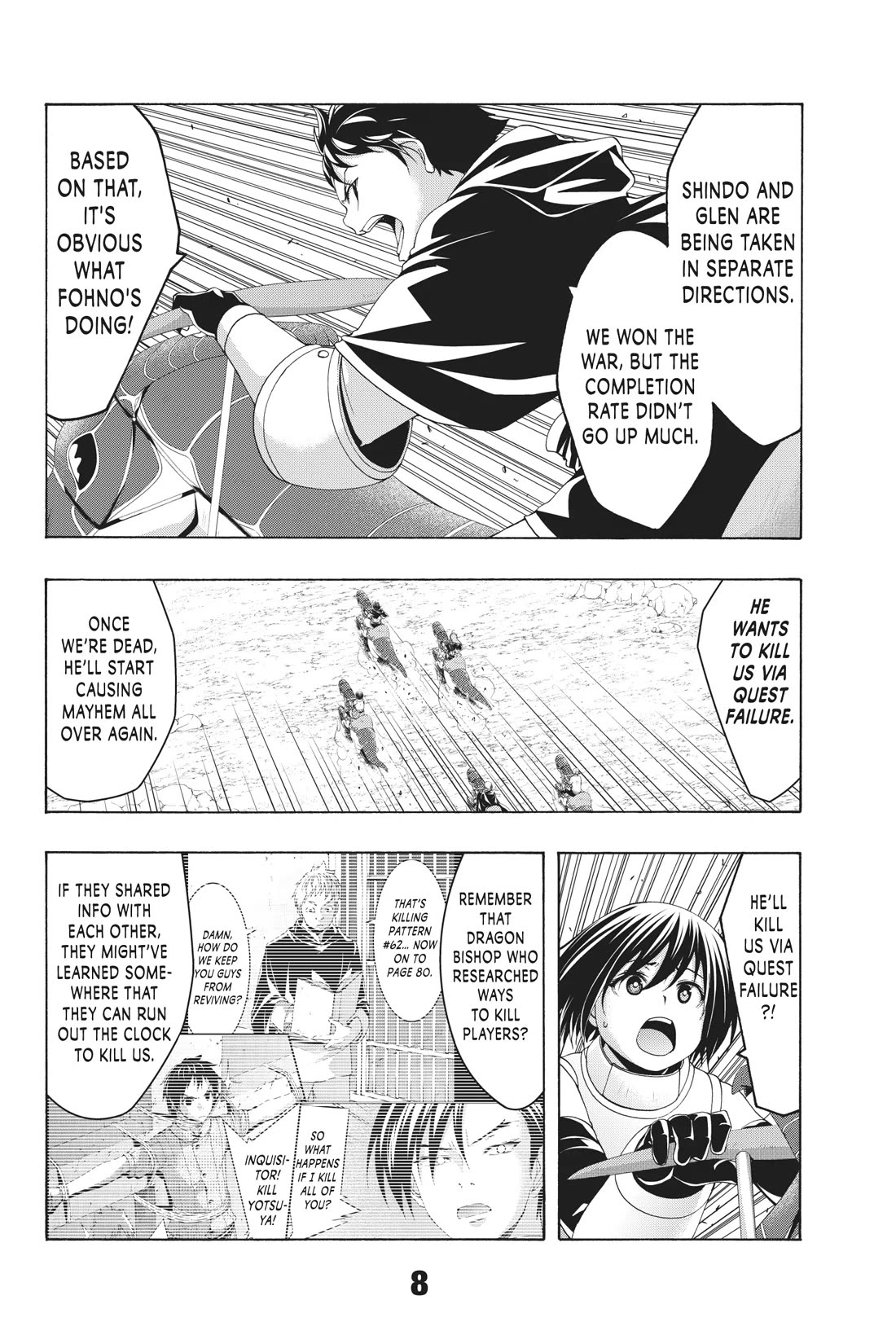 100-man no Inochi no Ue ni Ore wa Tatte Iru chapter 85 page 8