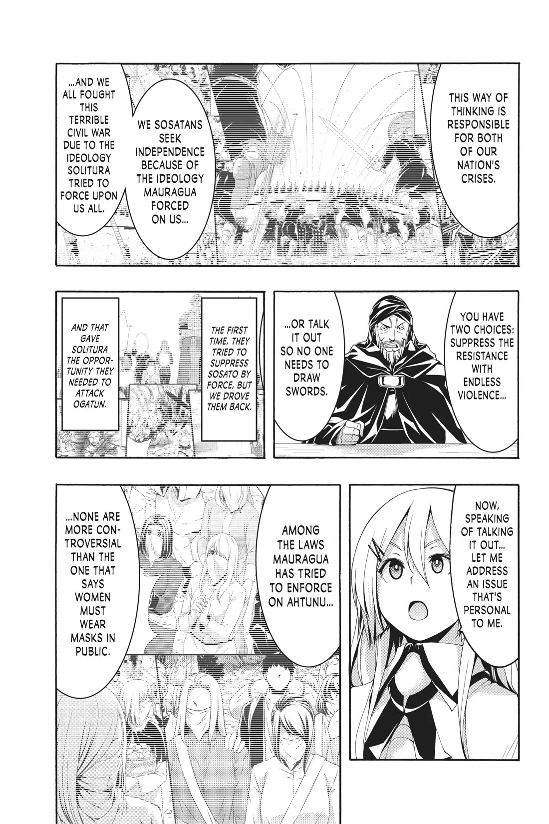 100-man no Inochi no Ue ni Ore wa Tatte Iru chapter 86 page 9