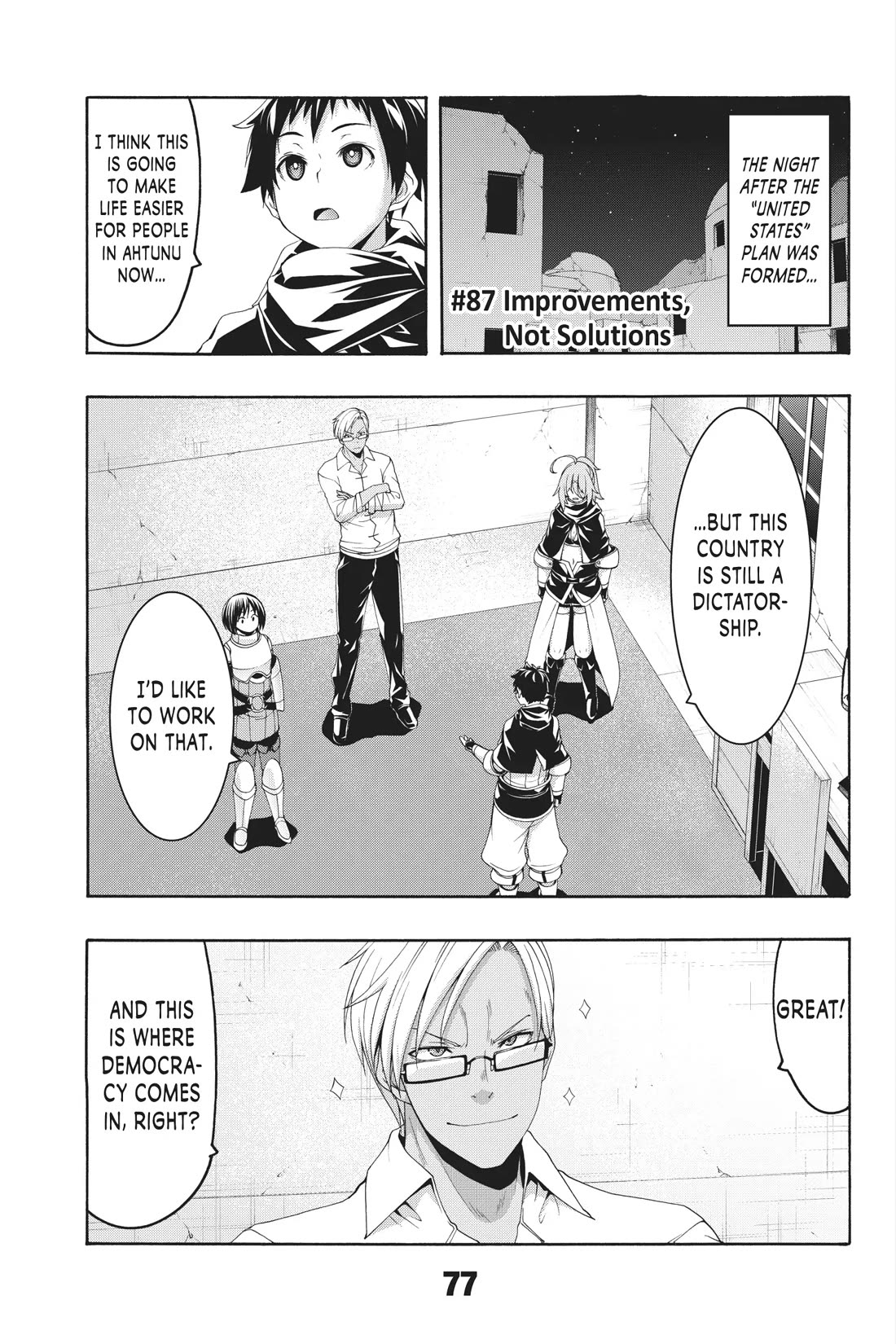 100-man no Inochi no Ue ni Ore wa Tatte Iru chapter 87 page 1