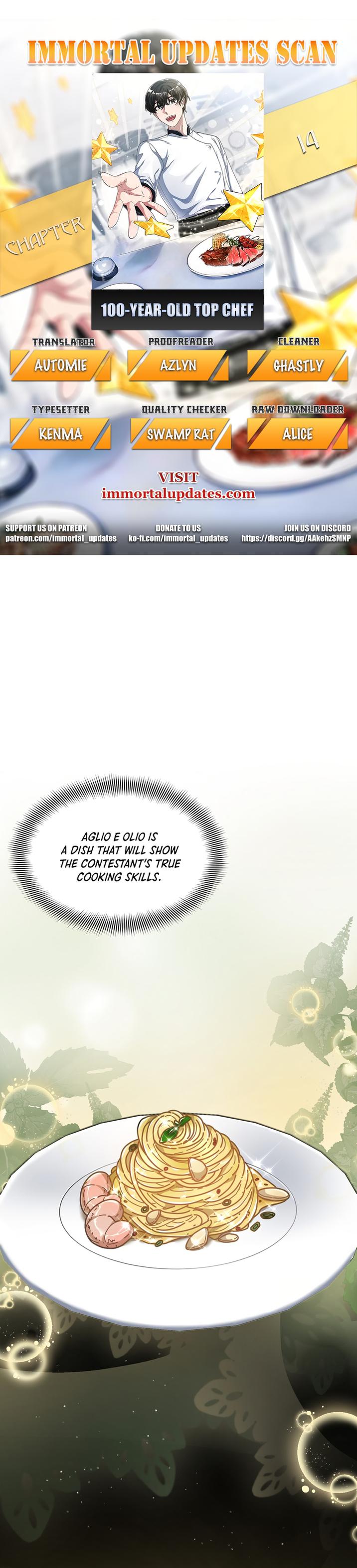 100-Year-Old Top Chef chapter 14 page 1