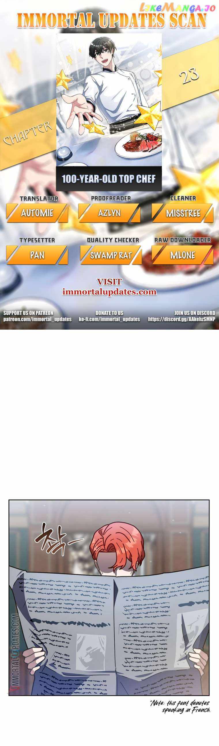 100-Year-Old Top Chef chapter 23 page 1