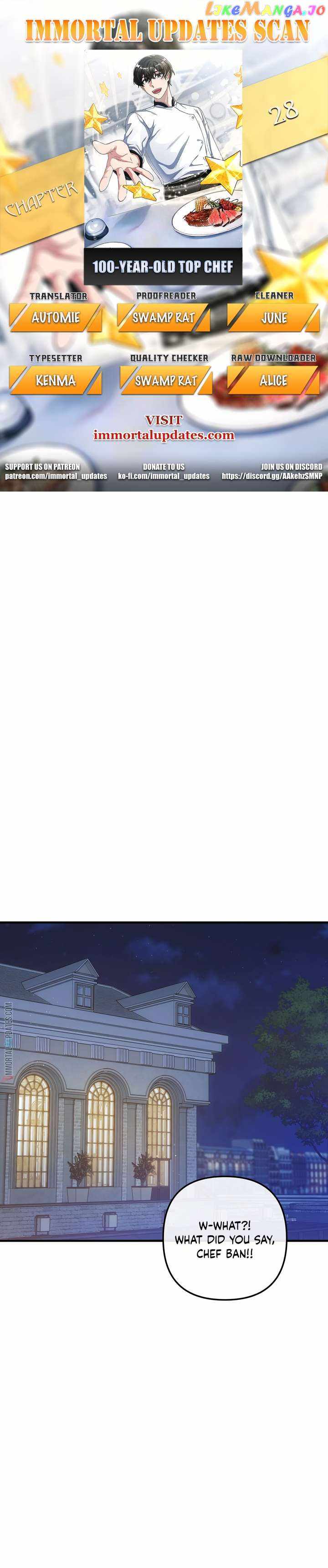 100-Year-Old Top Chef chapter 28 page 1