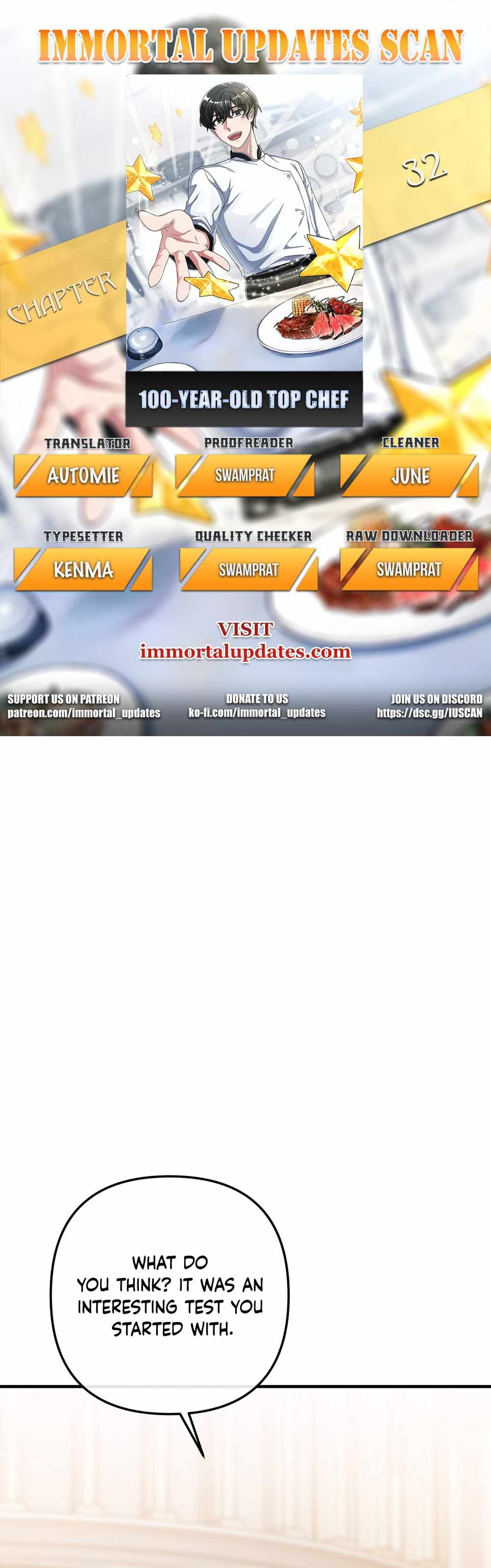 100-Year-Old Top Chef chapter 32 page 1