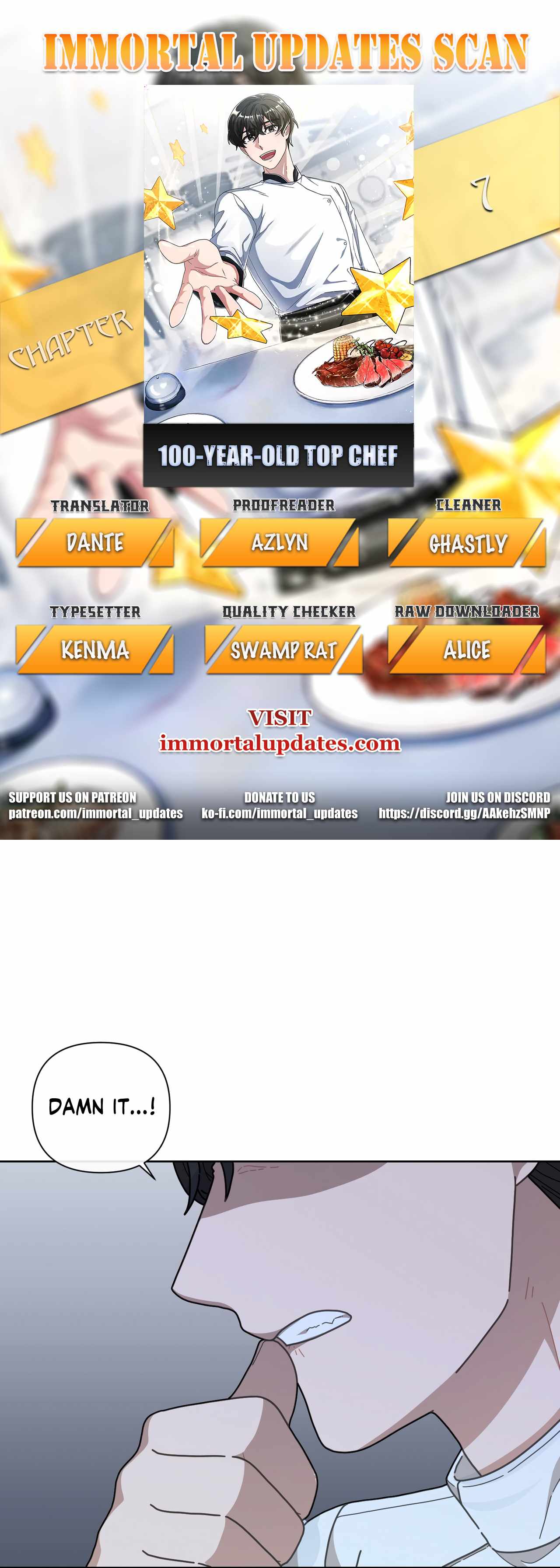 100-Year-Old Top Chef chapter 7 page 1