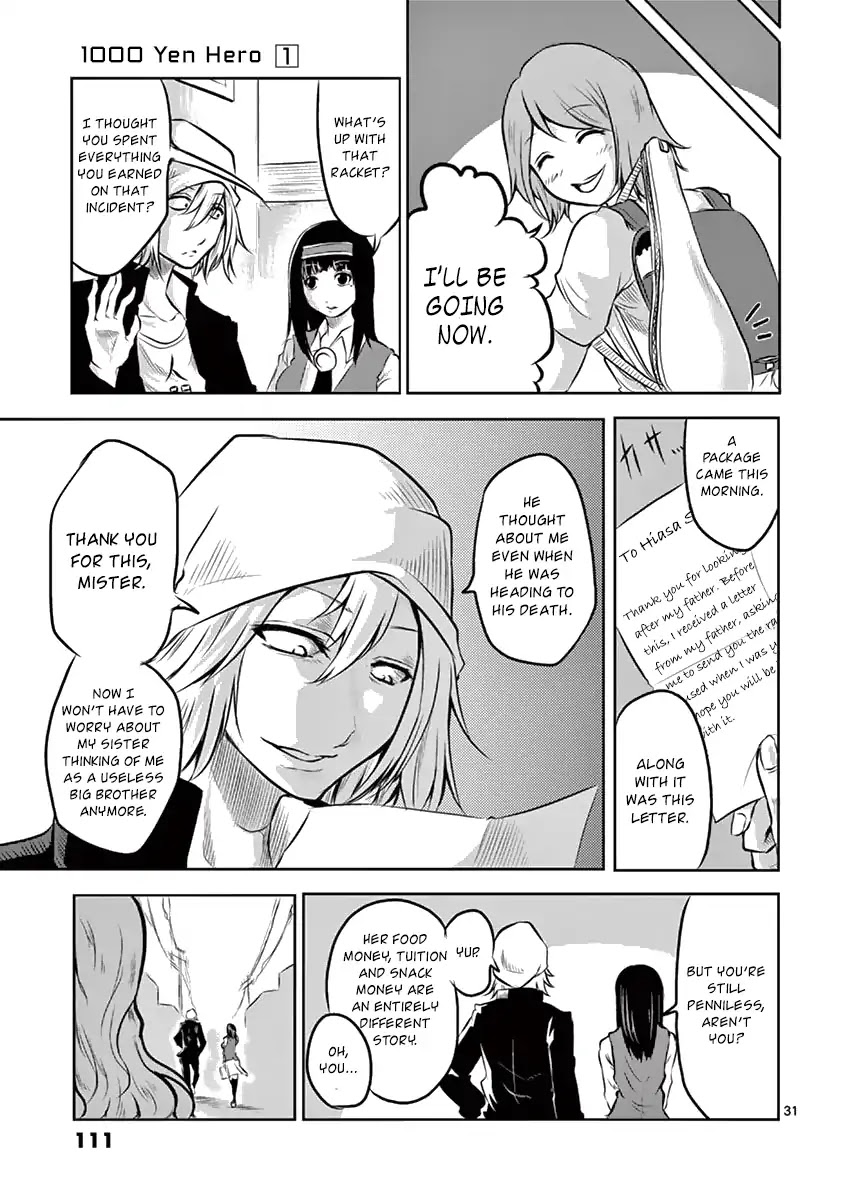 1000 Yen Hero chapter 3 page 31