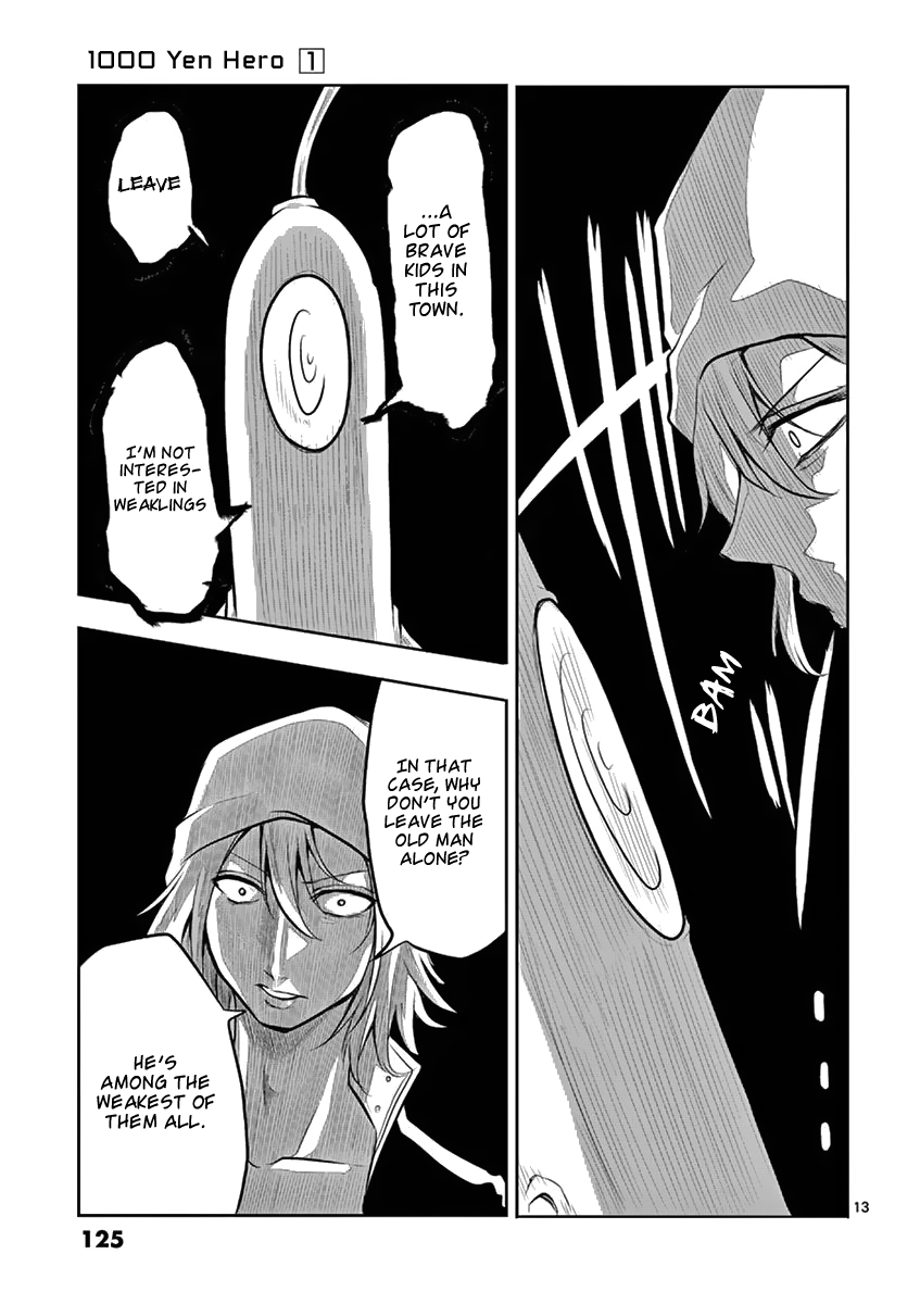 1000 Yen Hero chapter 4 page 13