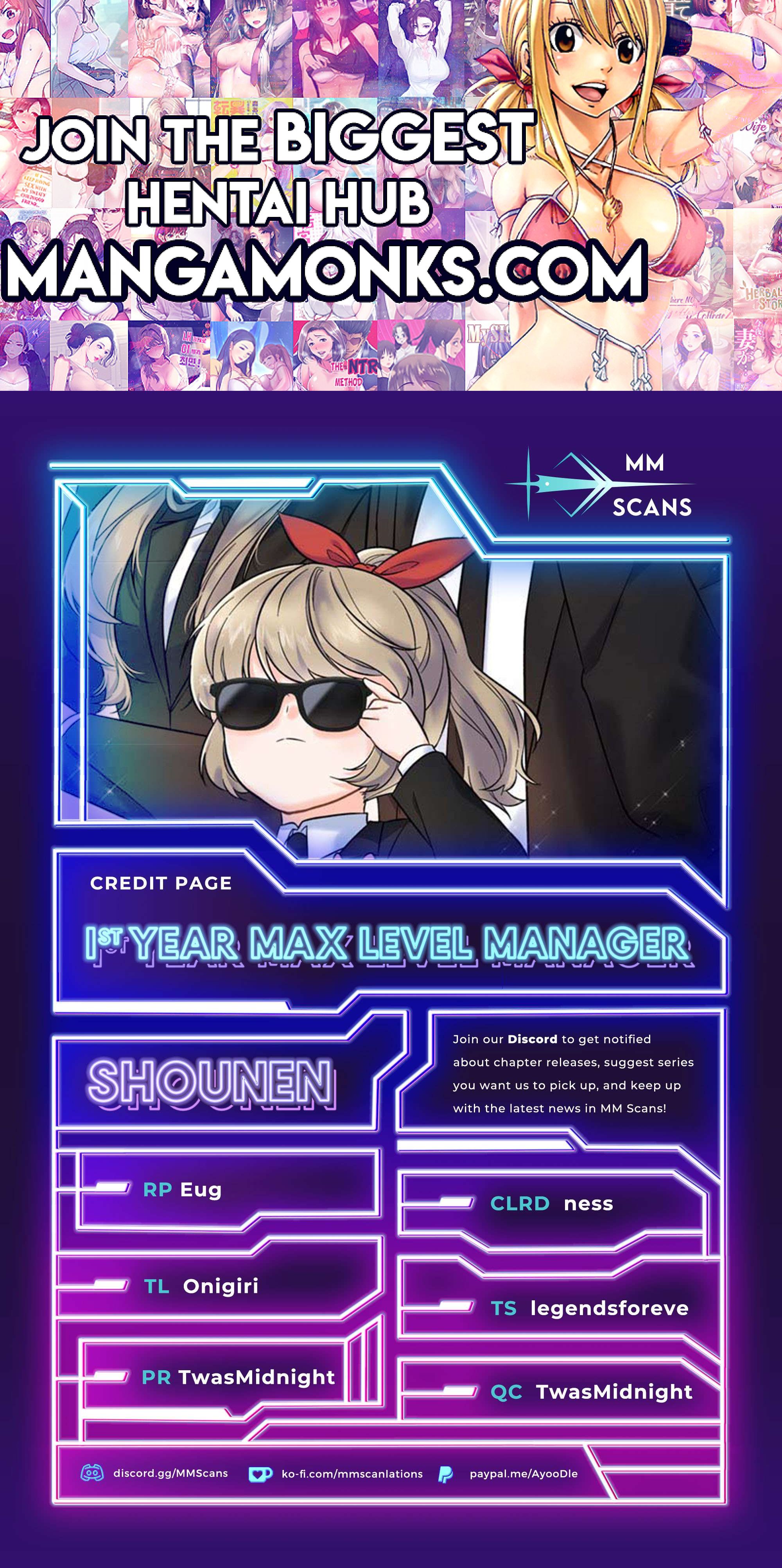 1st year Max Level Manager chapter 103 page 1