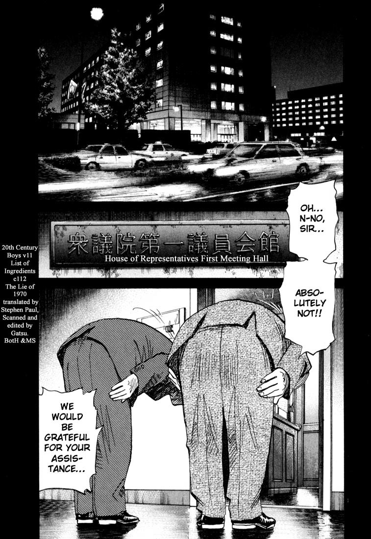 20th Century Boys chapter 112 page 1