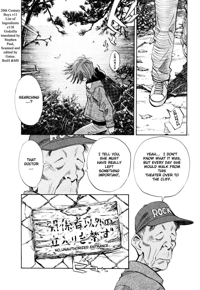20th Century Boys chapter 118 page 1