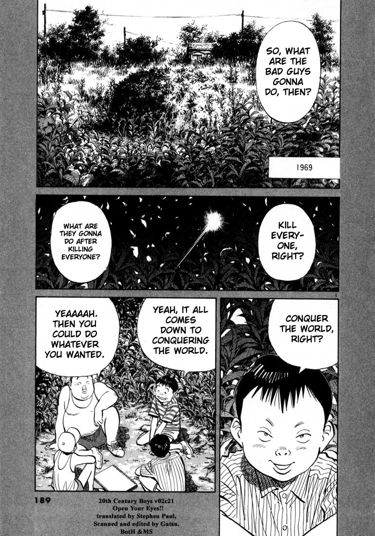 20th Century Boys chapter 21 page 1