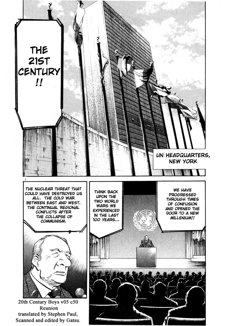 20th Century Boys chapter 50 page 1