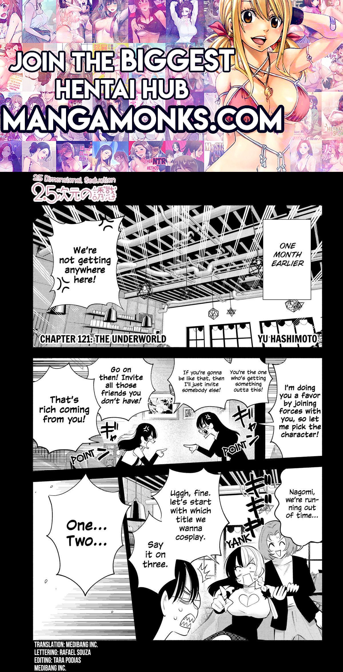 2.5 Dimensional Seduction chapter 121 page 1
