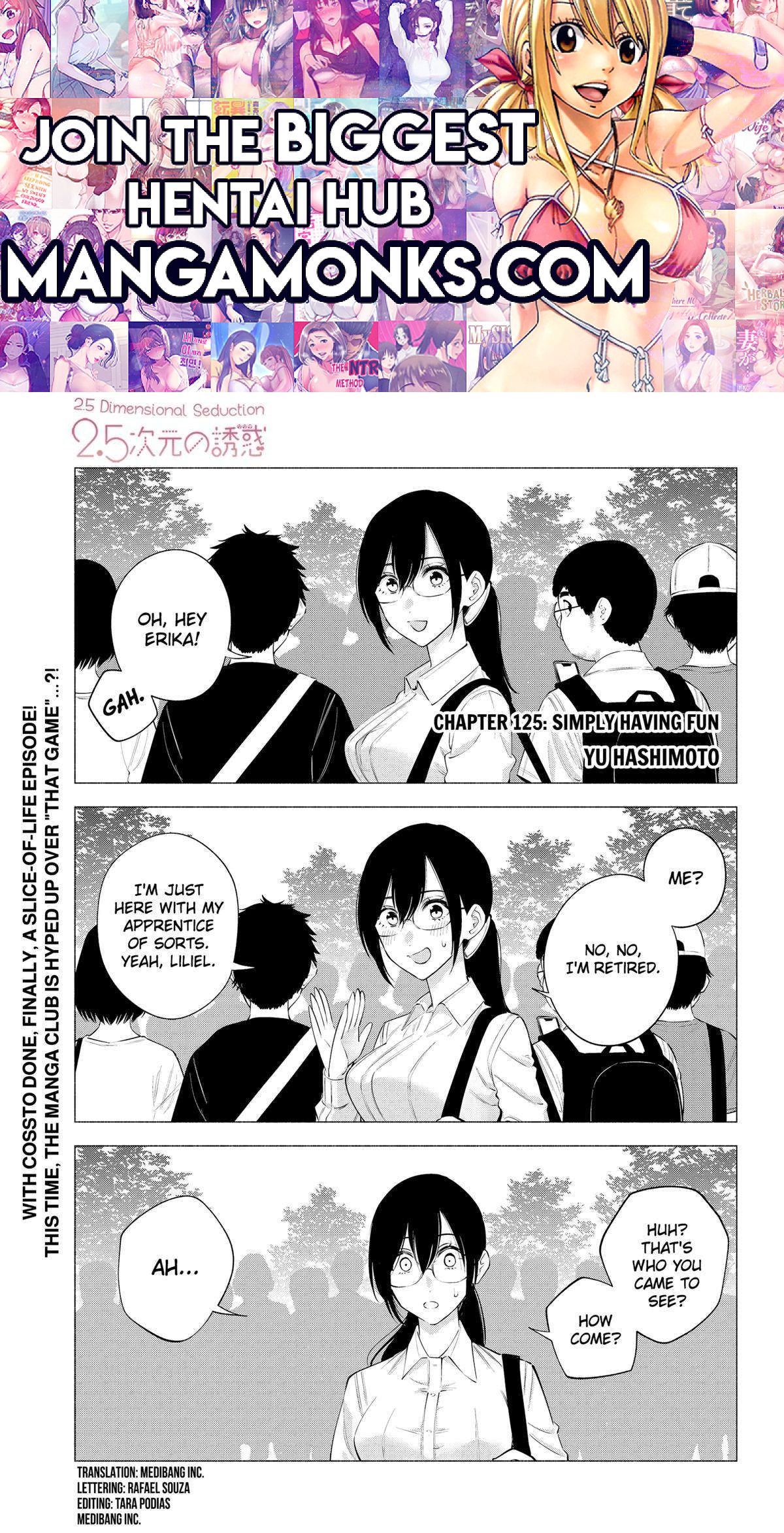 2.5 Dimensional Seduction chapter 125 page 1